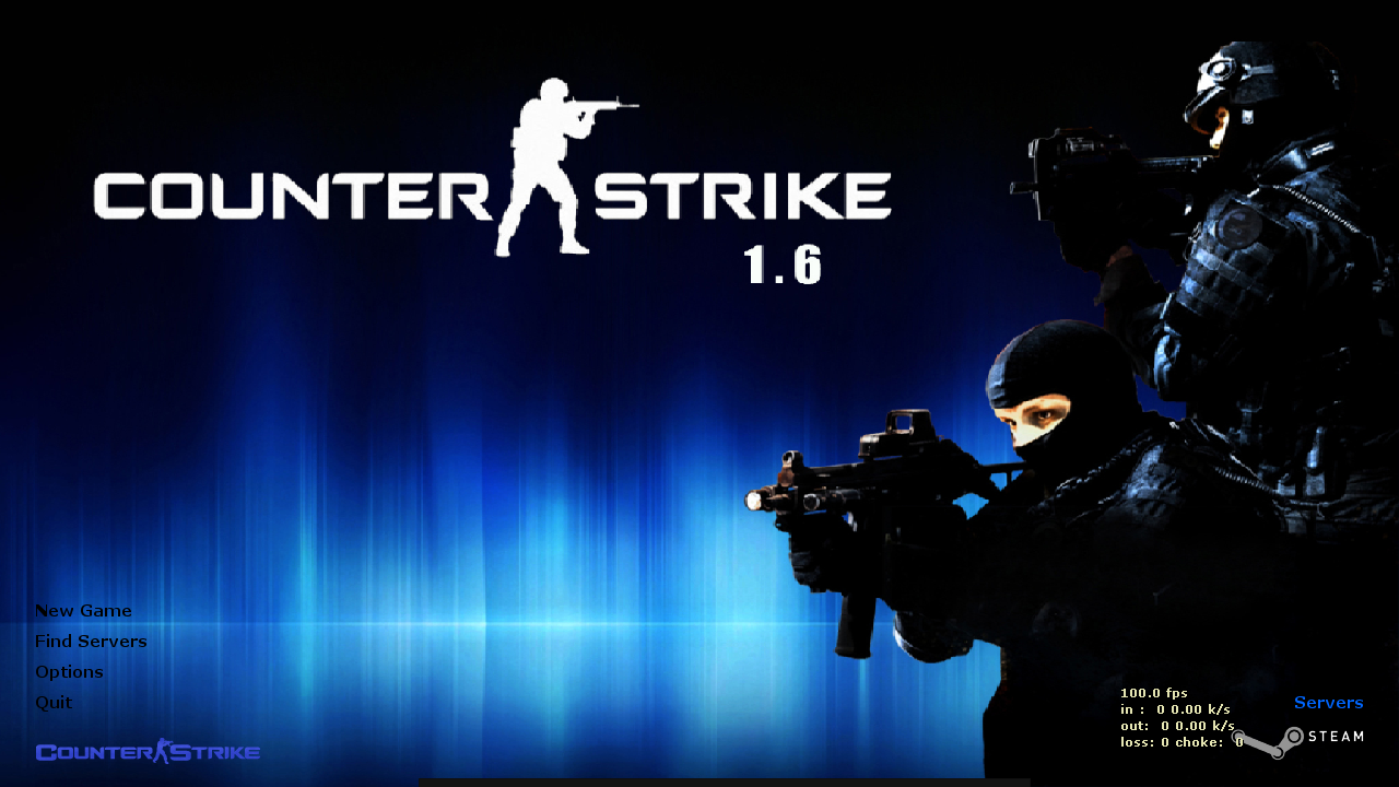 Counter-Strike 1.6 Blue HD